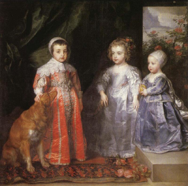 Anthony Van Dyck Portrait of the Children of Charles I of England China oil painting art